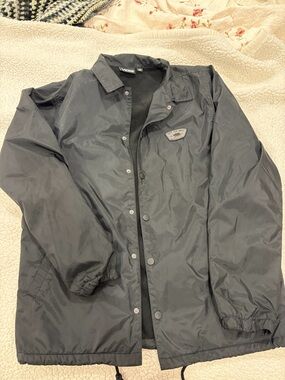 Vans Black Men's Coach Windbreaker Jacket